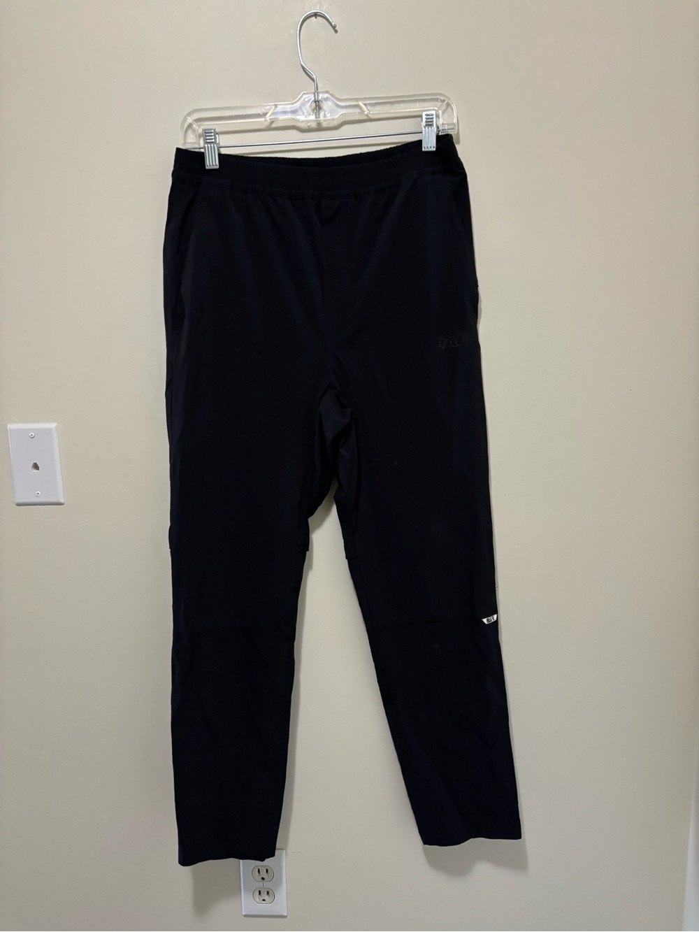 BAPE Black Nylon Track Pants
